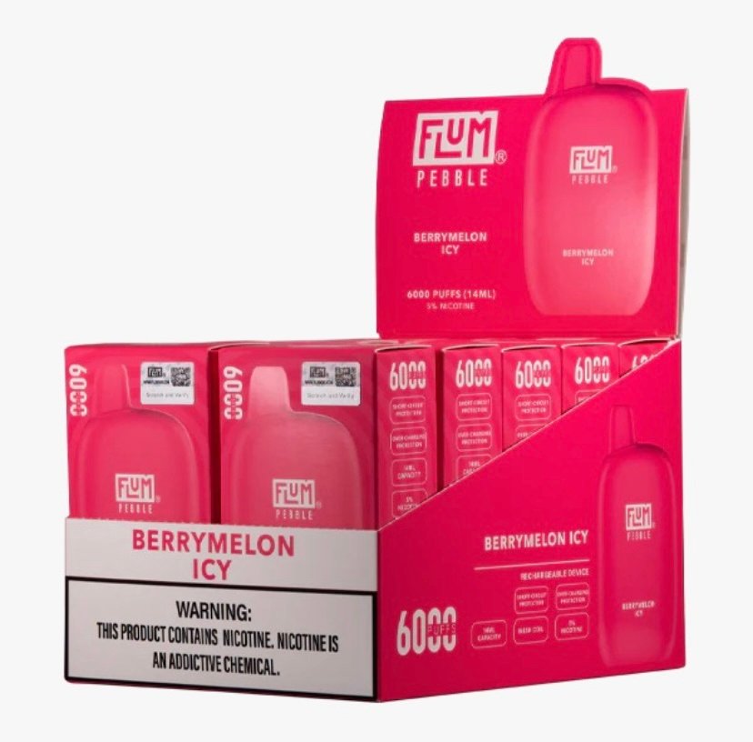 Vape Hub Berrymelon Icy 6000 puffs 10 pack
