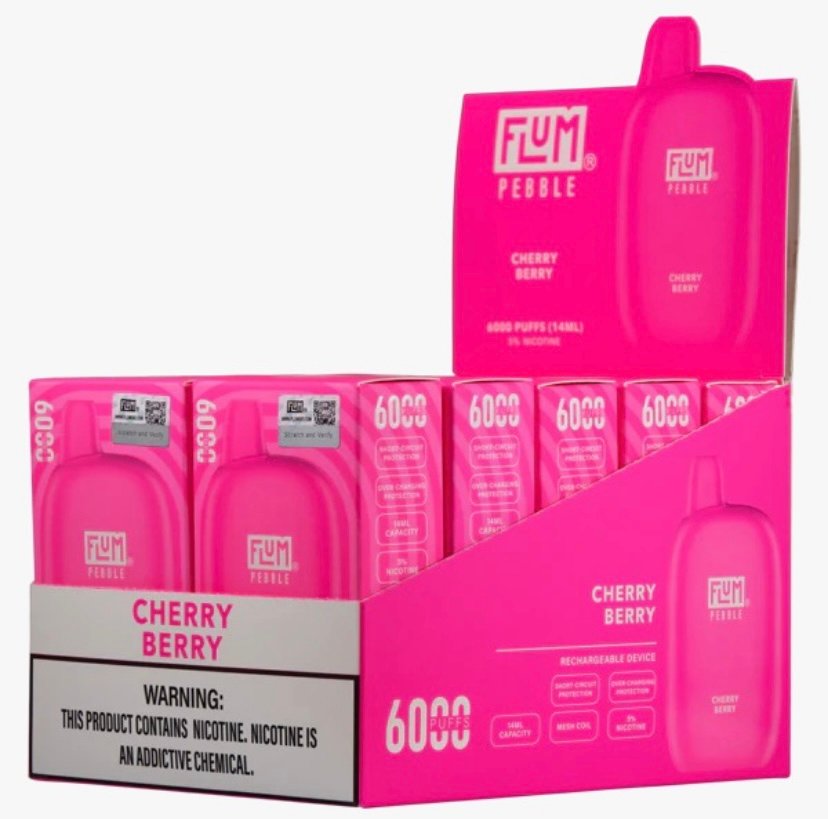 Vape Hub Cherry Berry 6000 puffs 10 pack