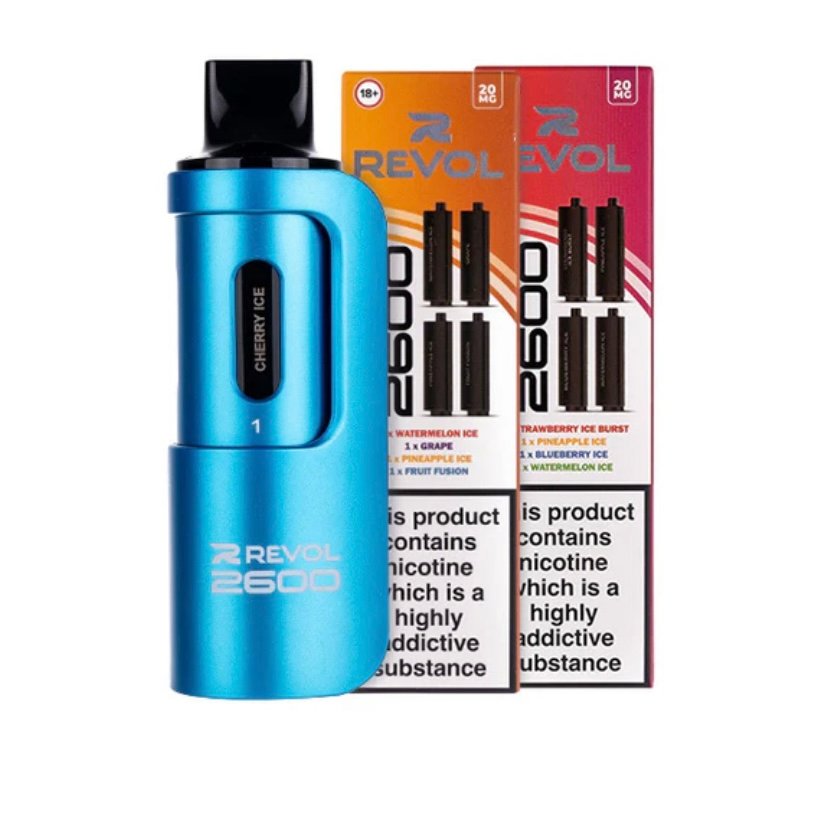 Vape Hub Revol 2600 4 in 1 Pod Kit Bundle